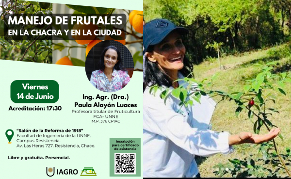 Próximamente: Manejo de frutales en la chacra y en la ciudad